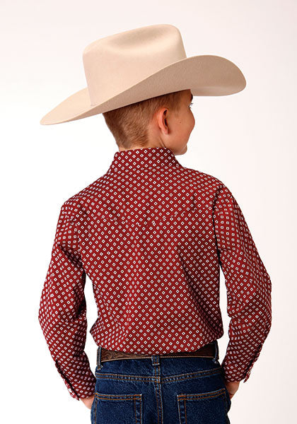 Boy's Roper Snap Front Shirt #03-030-0225-4016WI
