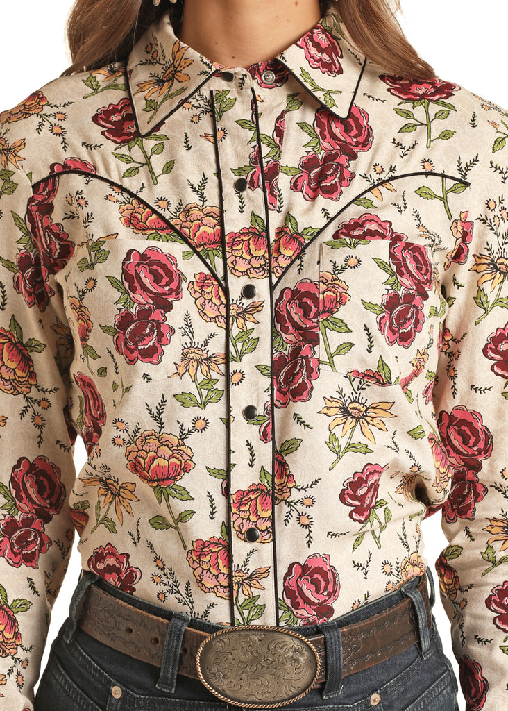 Women's Rock & Roll Cowgirl Snap Front Shirt #RRWSOSR0UZ