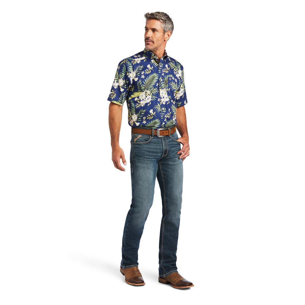 Men's Ariat Wrinkle Free Ephraim Classic Fit Button Down Shirt #10040725-C