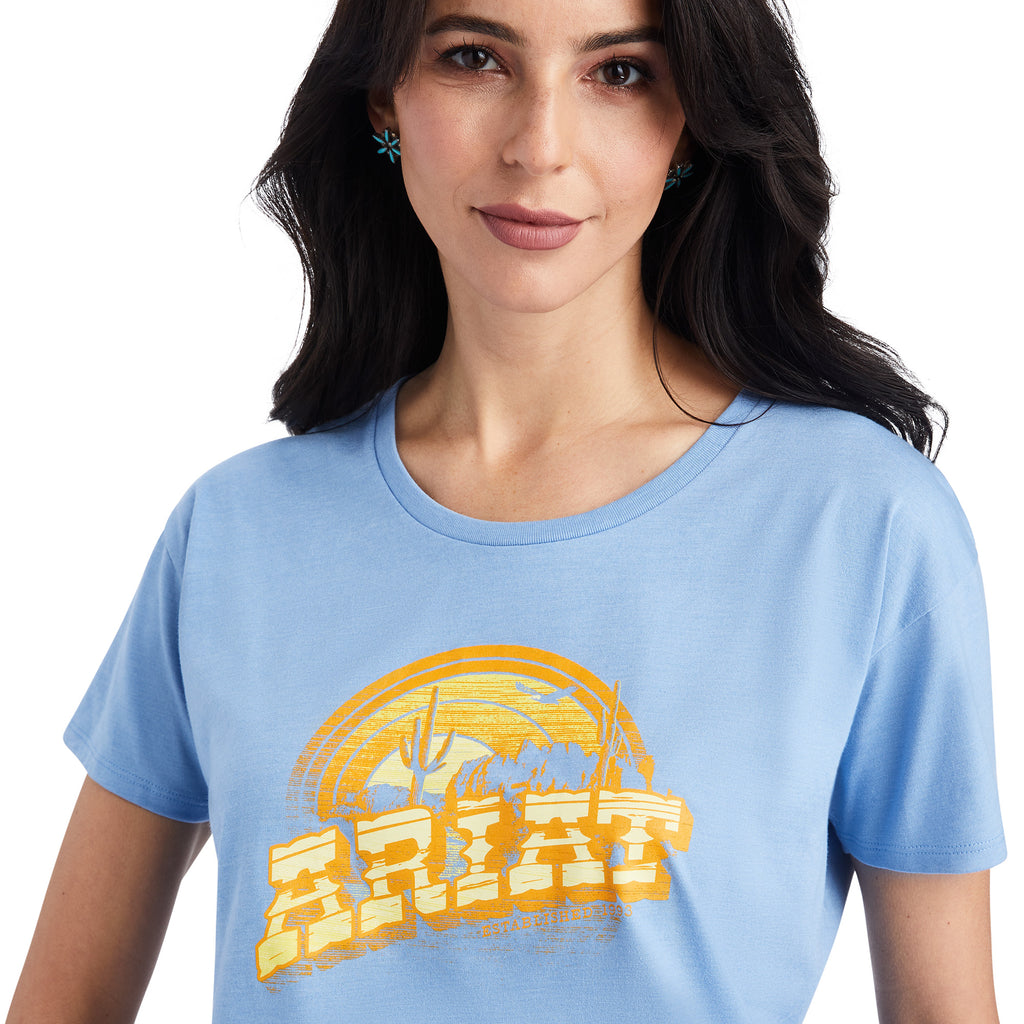 Women's Ariat Sunset Arc T-Shirt #10042719-C