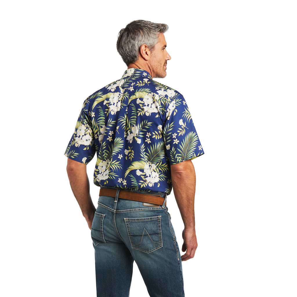 Men's Ariat Wrinkle Free Ephraim Classic Fit Button Down Shirt #10040725-C