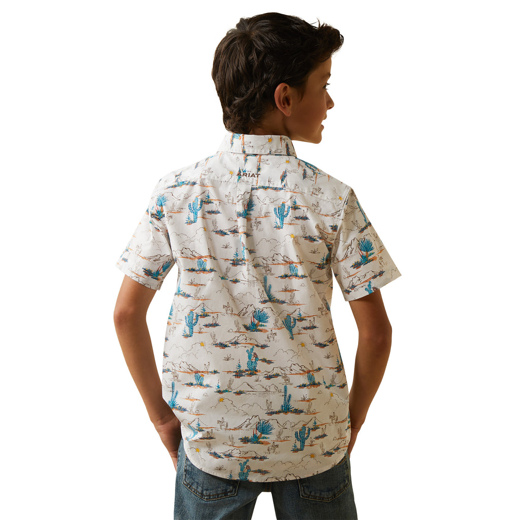 Boy's Ariat Krish Classic Fit Button Down Shirt #10043721