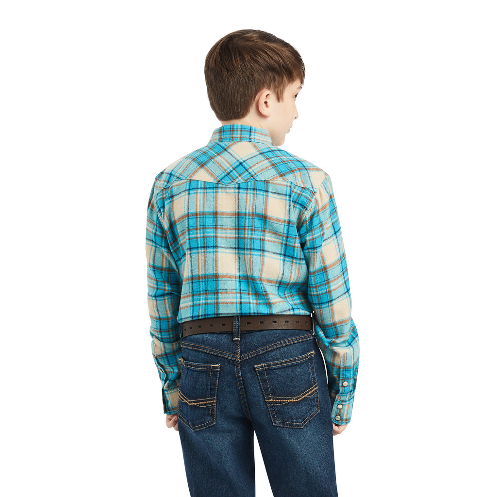 Boy's Ariat Handley Retro Fit Snap Front Shirt #10042318-C