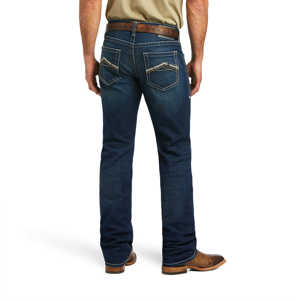 Men's Ariat M5 Straight Stretch Remming Stackable Straight Leg Jean #10040746
