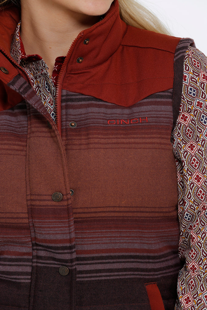 Women's Cruel Girl Twill Quilted Vest #MAV9884003