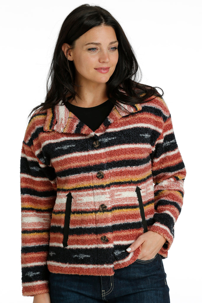 Women’s Cruel Girl Teddy Bear Fleece Jacket #CWJ7460001