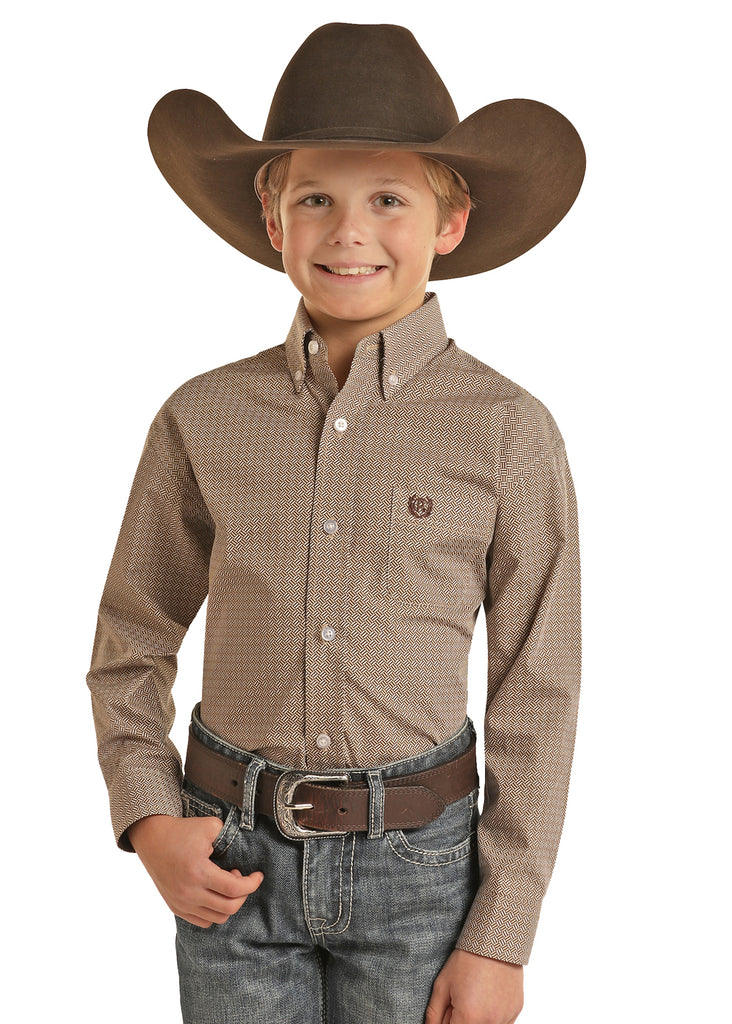 Boy's Panhandle Button Down Shirt #PBB2S02317