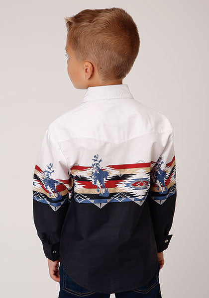 Boy's Roper Snap Front Shirt #03-030-0421-0400