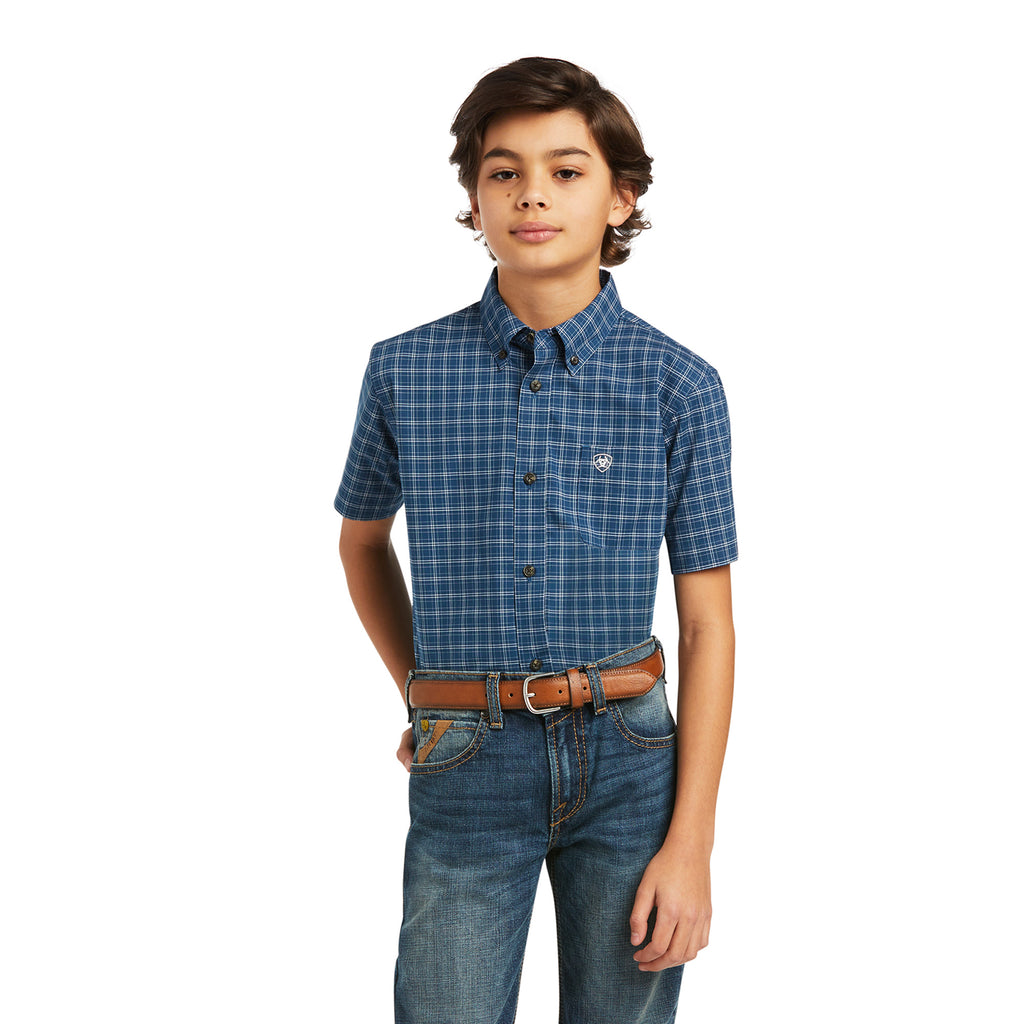 Boy's Ariat Pro Series Kyree Classic Fit Button Down Shirt #10039511