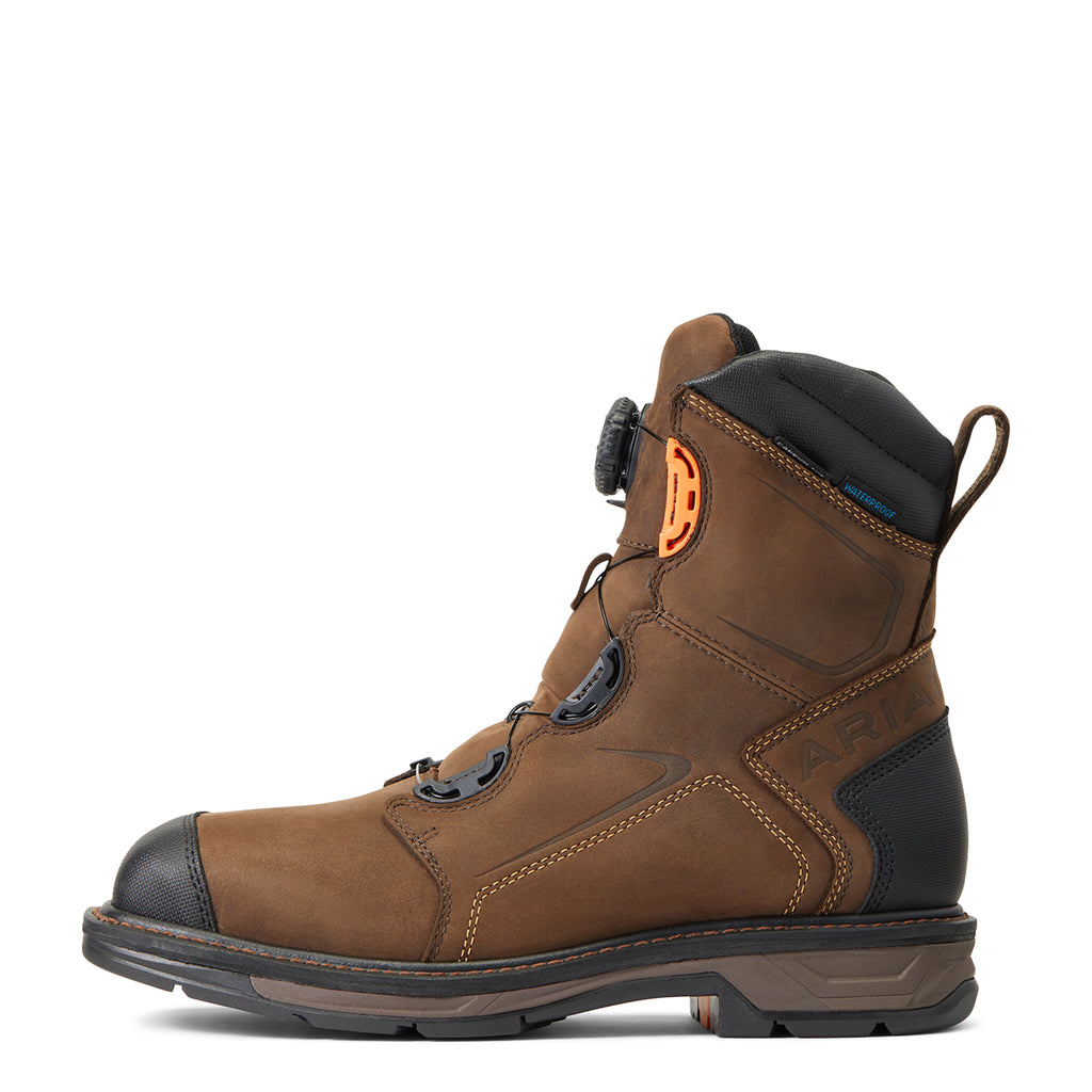 Men's Ariat WorkHog XT 8" BOA Waterproof Carbon Toe Work Boot #10038922