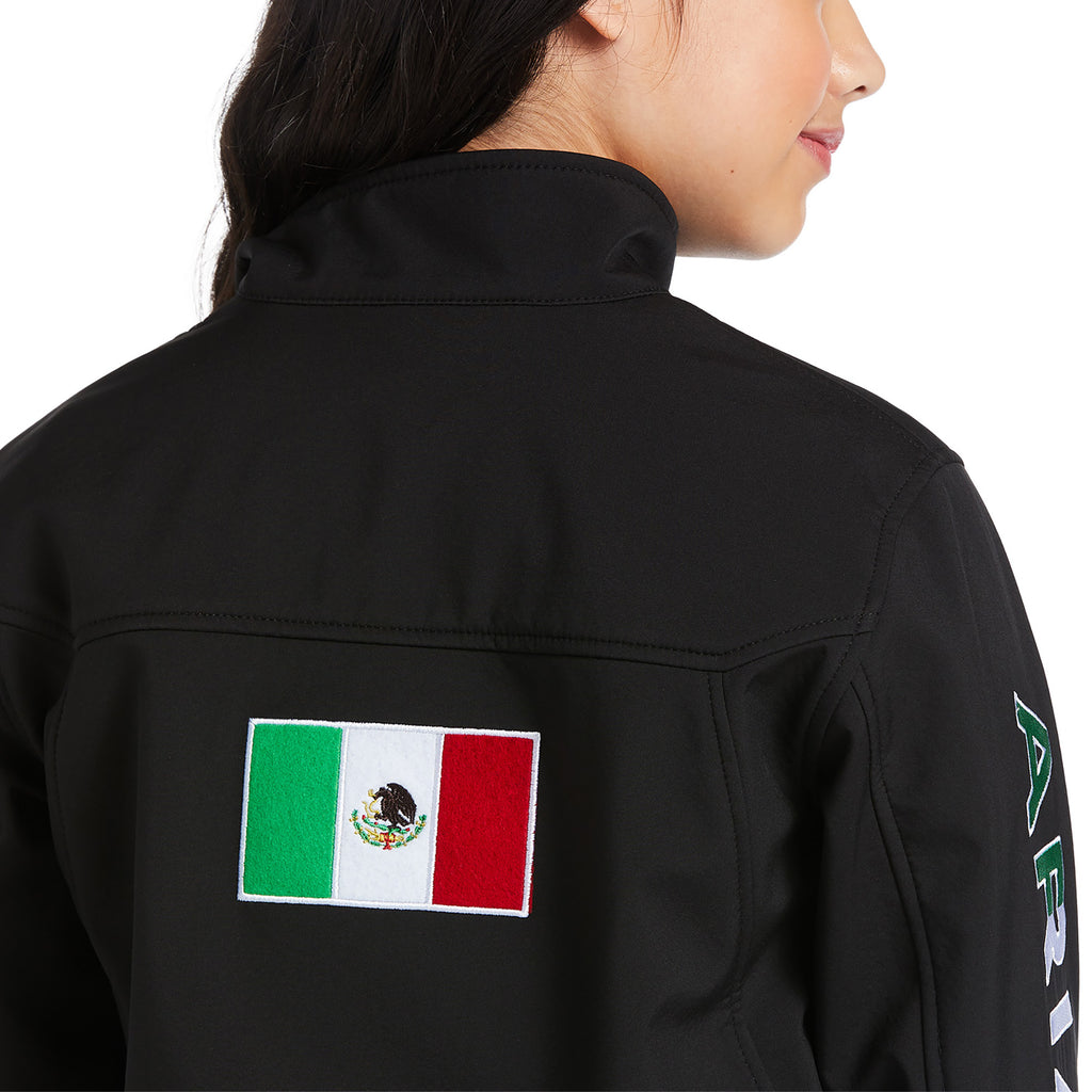 Children's Ariat New Team Softshell MEXICO Jacket #10036550