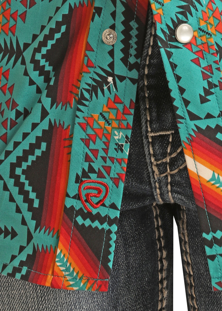 Boy's Rock & Roll Cowboy Snap Front Shirt #RRBSOSRZ15