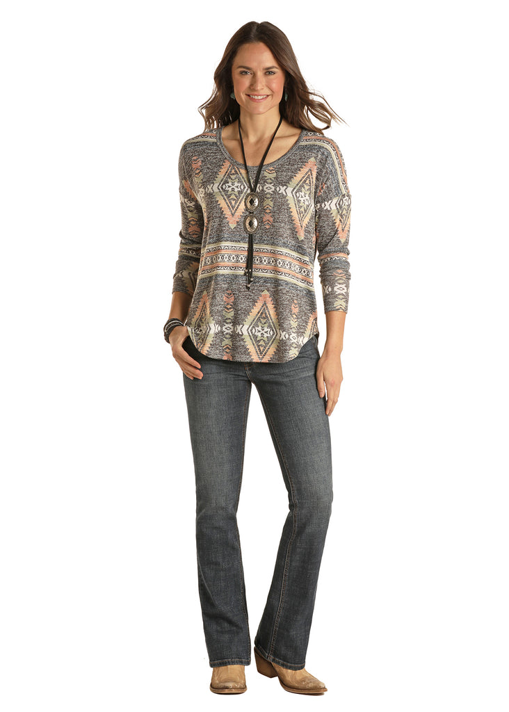 Women's Panhandle Knit Blouse #L8T2066