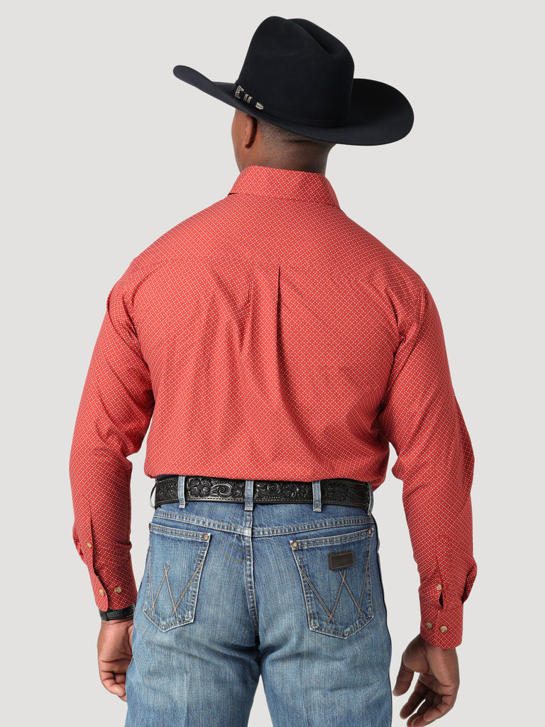 Men's Wrangler George Strait Button Down Shirt #112317176X