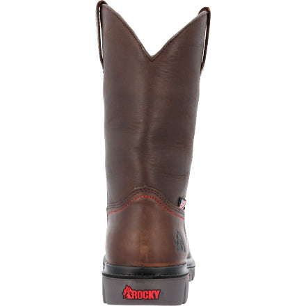Rocky Men’s Dark Brown Leather Work Boot Rocky Men main image 2