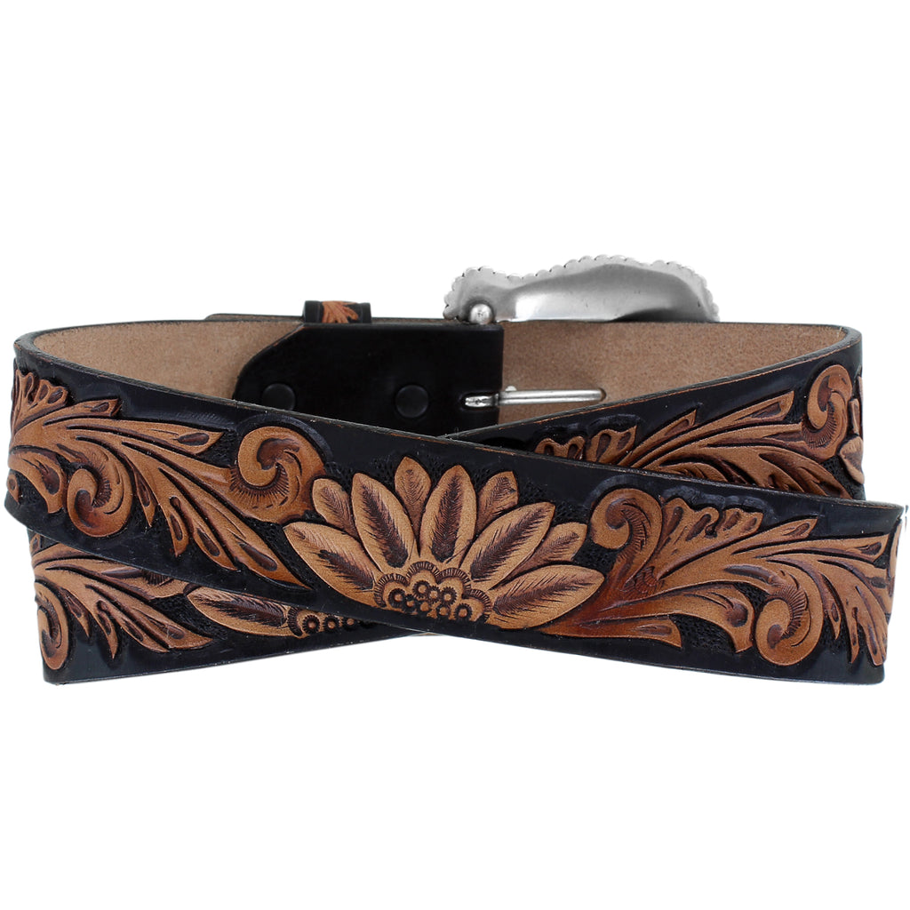 Women's Tony Lama Delheart Daisy Western Belt #C51263