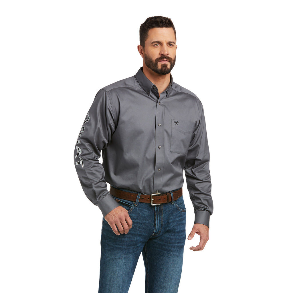 Men's Ariat Team Logo Classic Fit Button Down Shirt #10037479