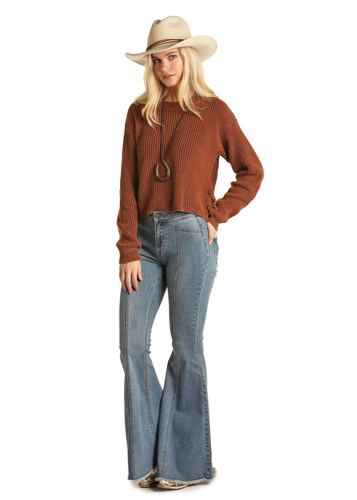 Women's Rock & Roll Cowgirl Sweater #46-1181-C