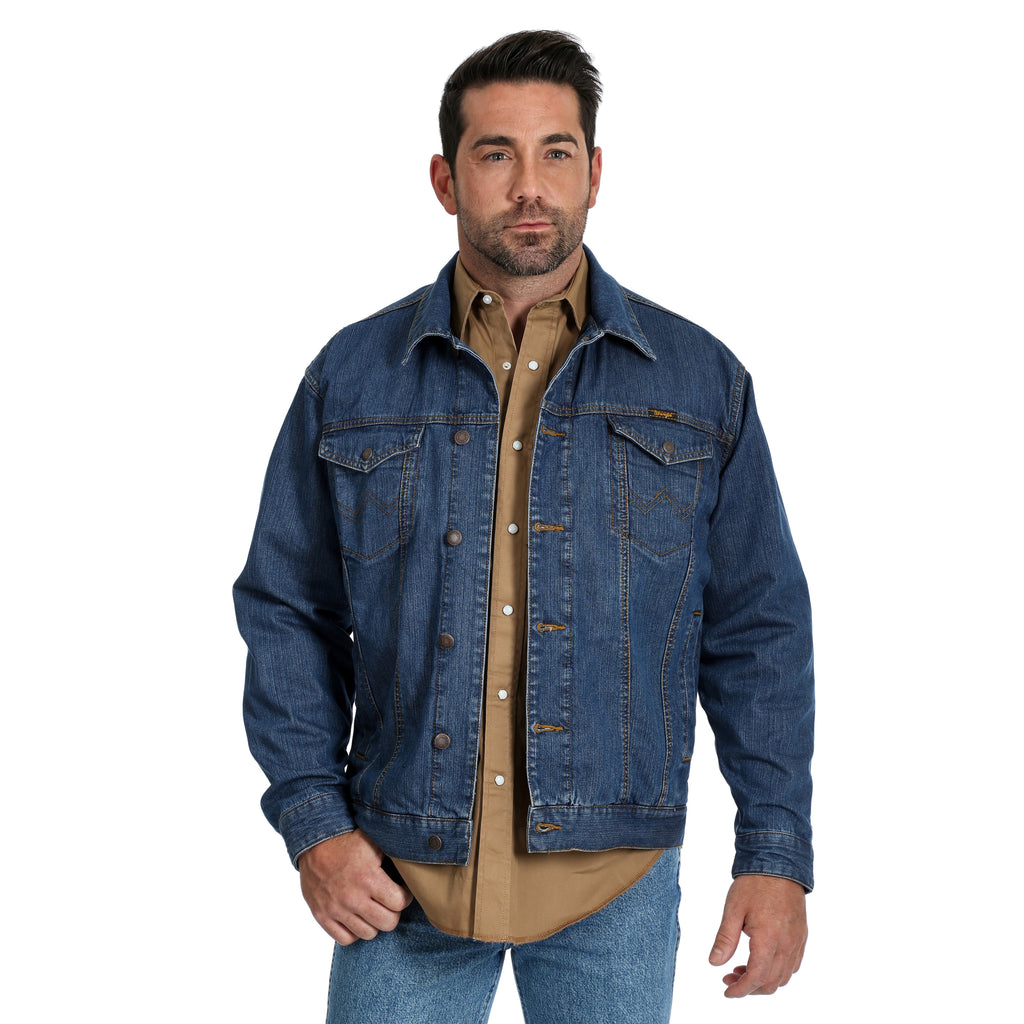Men's Wrangler Concealed Carry Unlined Denim Jacket #74265VW | High ...