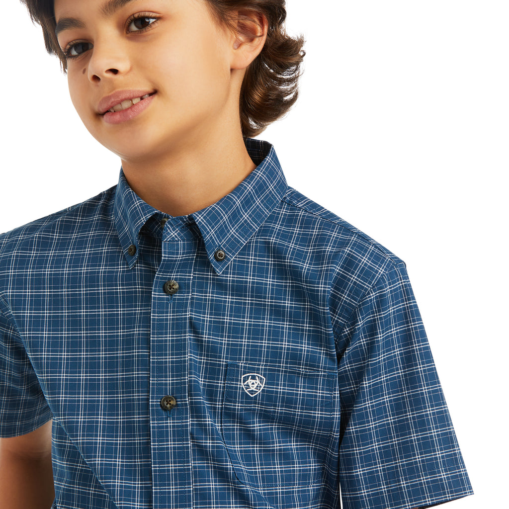 Boy's Ariat Pro Series Kyree Classic Fit Button Down Shirt #10039511