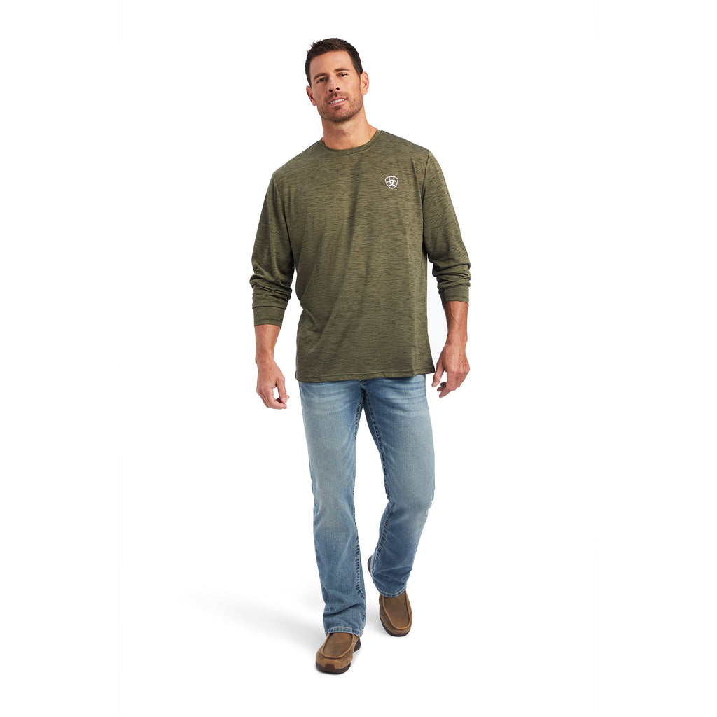 Men's Ariat Charger Camo Flag T-Shirt #10040993