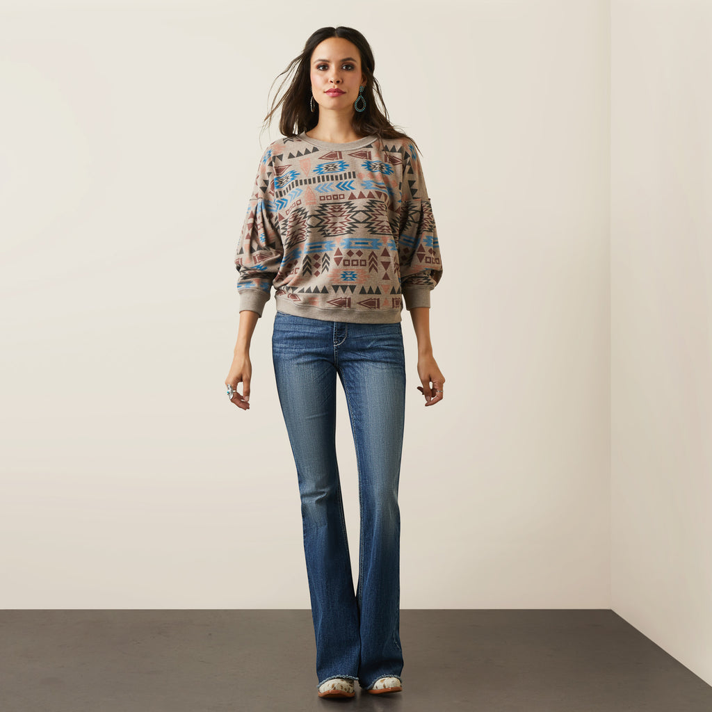 Women's Ariat Rainbow Vista Sweatshirt #10041669