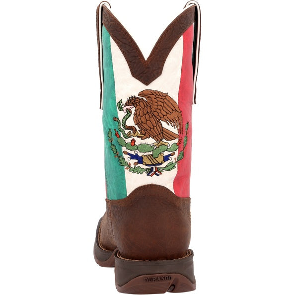 Men's Durango Rebel Mexico Flag Western Boot #DDB0430