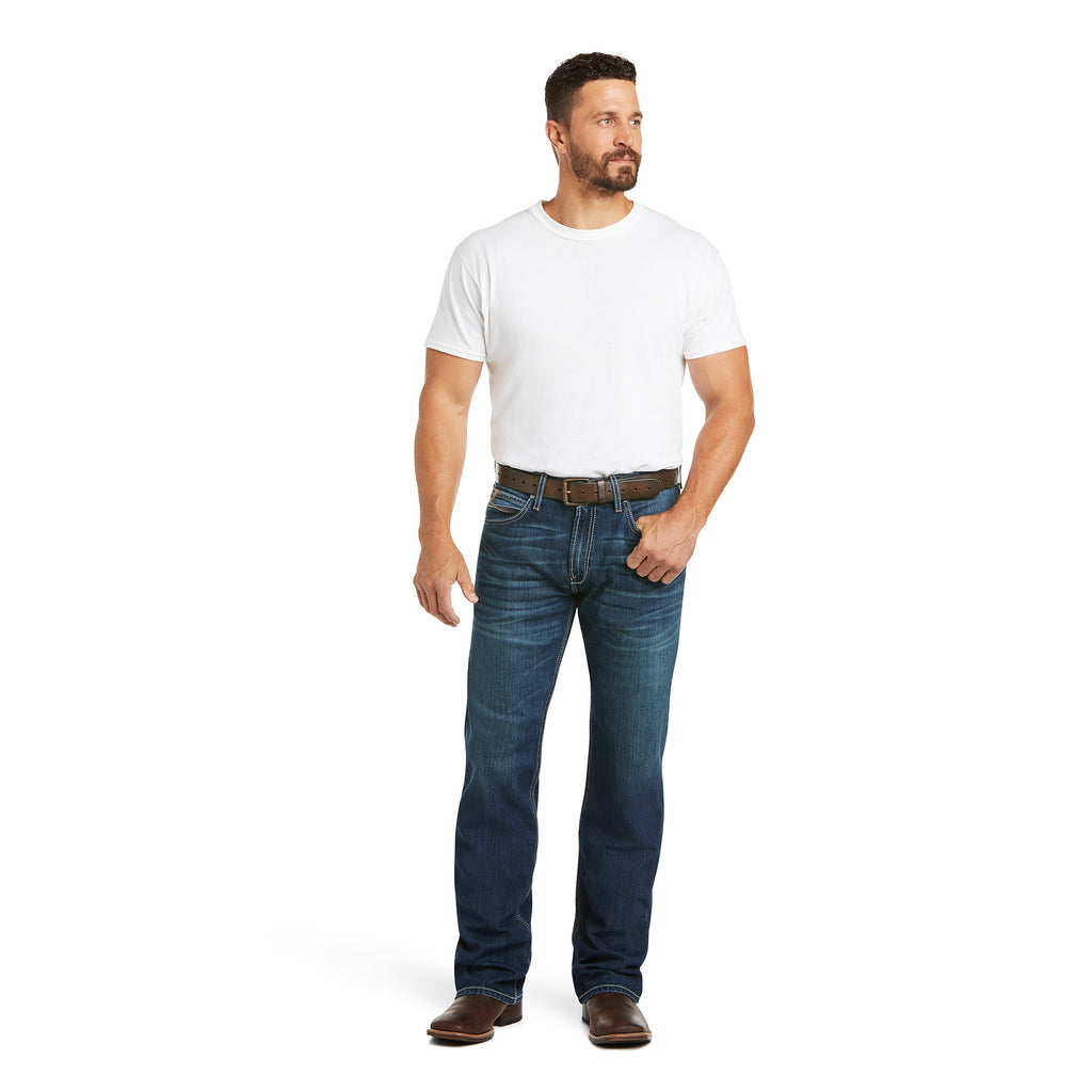Men's Ariat M4 Bragg Relaxed Boot Cut Jean #10034630-C