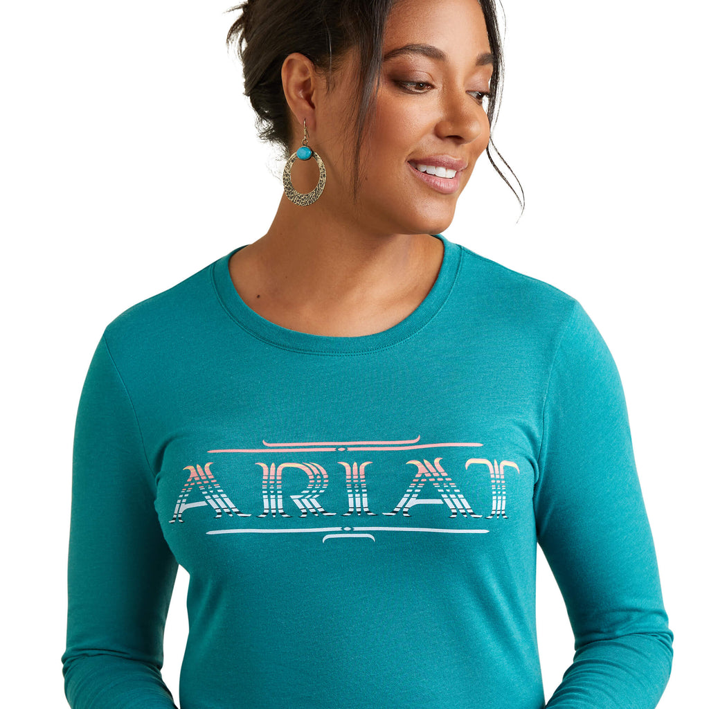 Women's Ariat Serape Logo T-Shirt #10042785-C