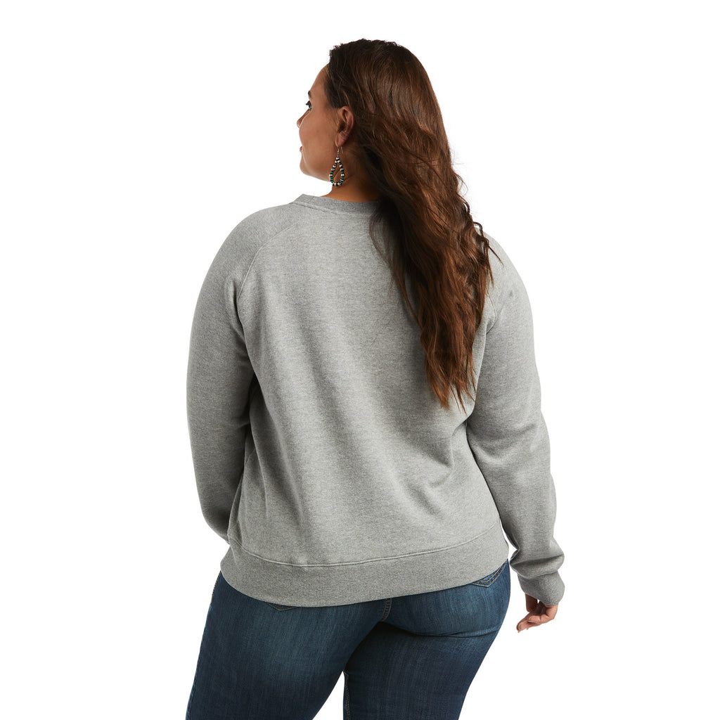 Women's Ariat REAL Pacific Steerhead Sweatshirt #10039792X-C (Plus Size)