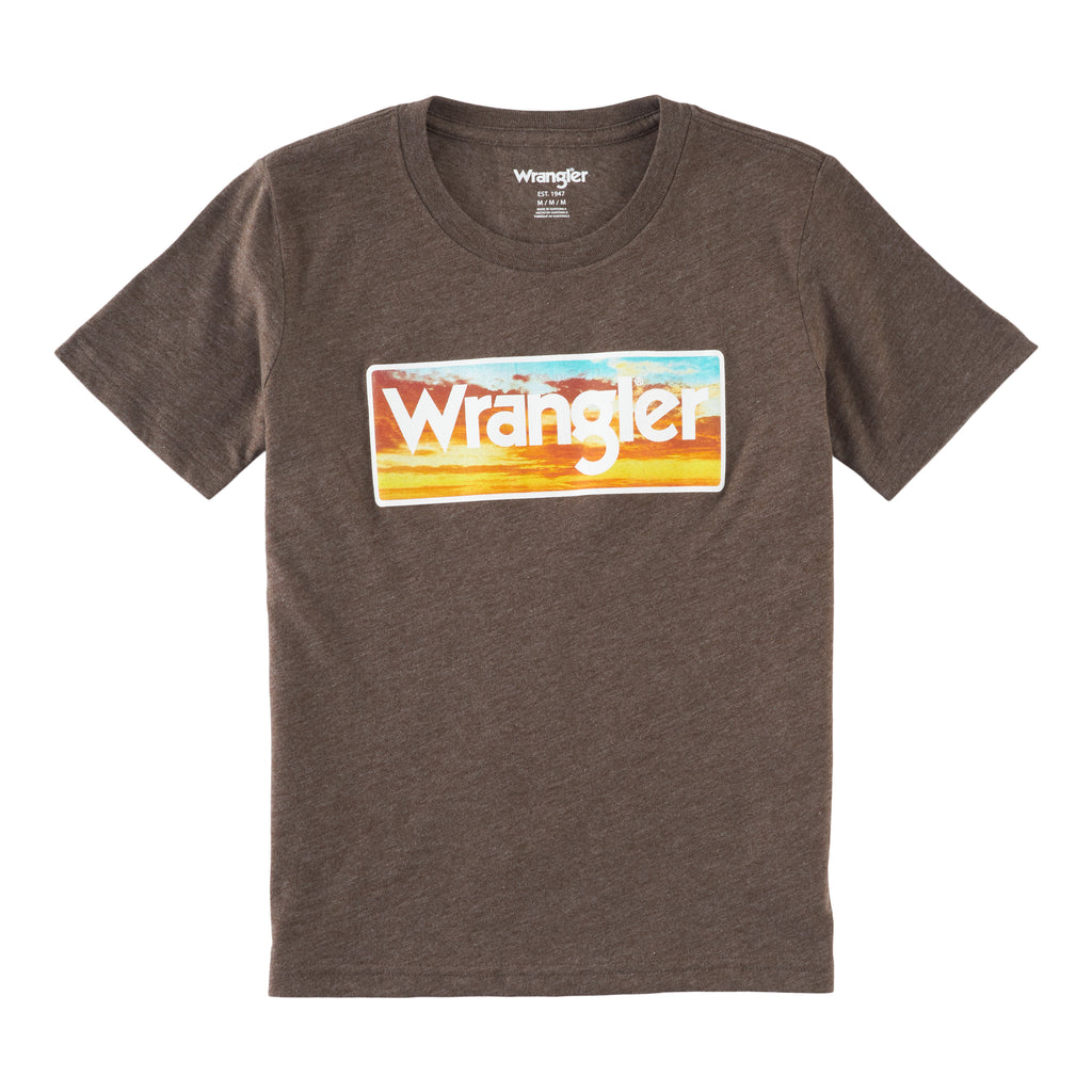 Boy's Wrangler Brown Graphic T-Shirt #112319269