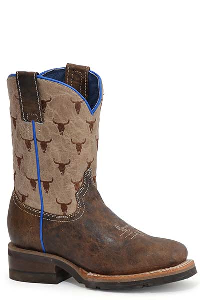 Youth's Roper Steers Western Boot #09-119-7023-8402