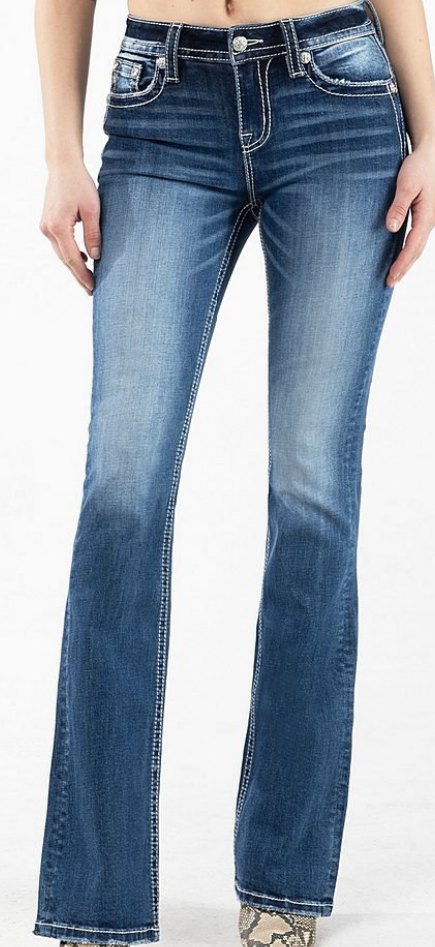 Women's Miss Me Bootcut Jean #M3917B