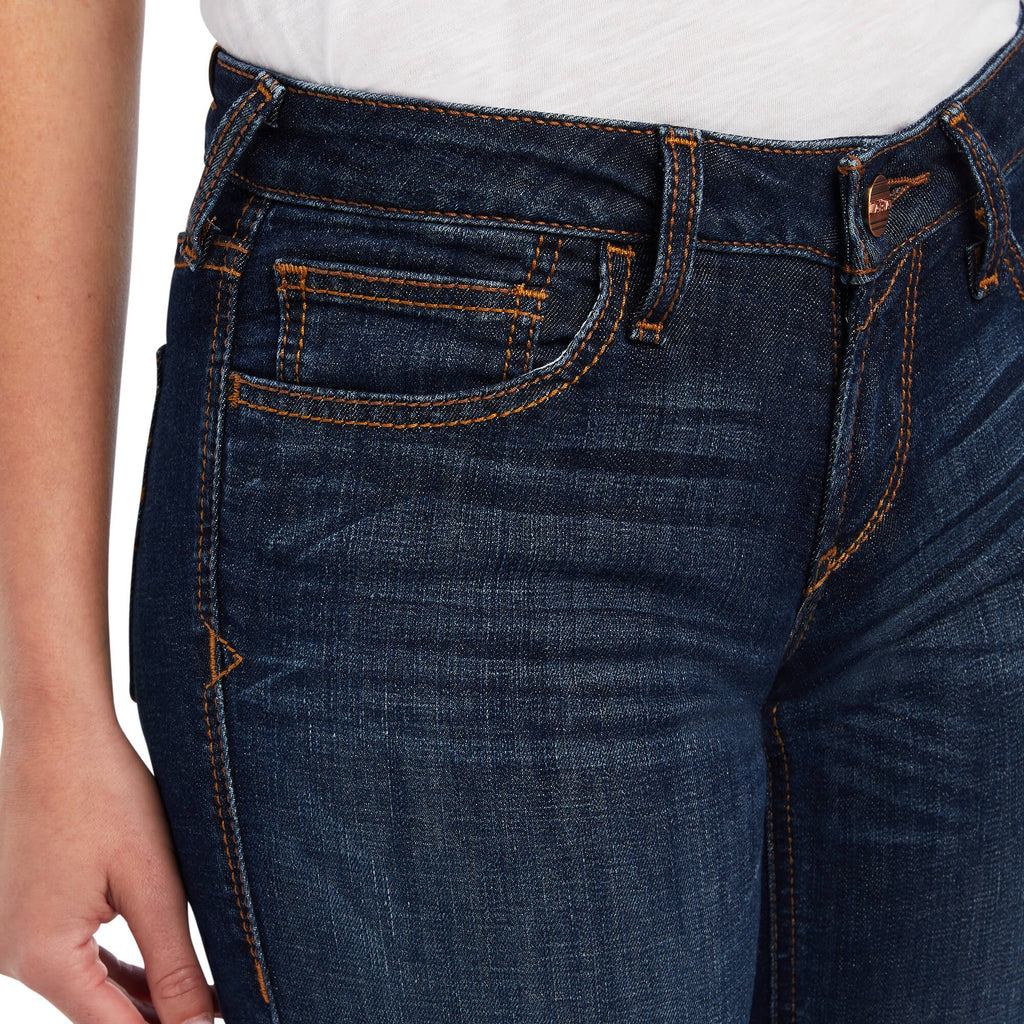 Women's Ariat Trouser Mid Rise Lexie Wide Leg Jean #10042219-C