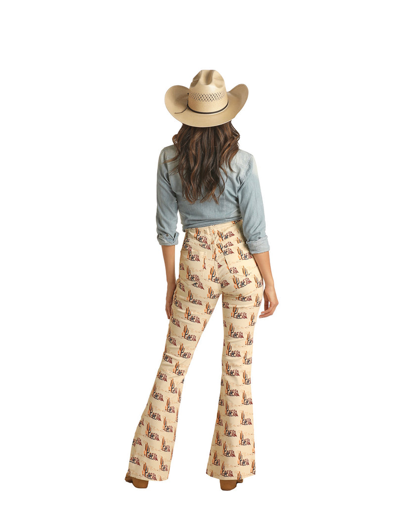 Women's Rock & Roll Cowgirl Pull-On Bargain Bell Jean #RRWD6PRZUB