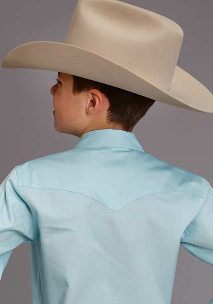 Boy's Roper Light Blue Long Sleeve #11-030-0465-0020BU-C