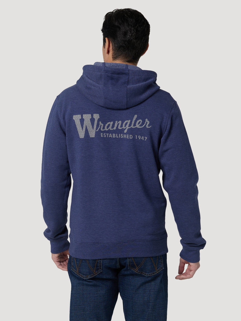 Men's Wrangler Logo Zip Hoodie #112324839