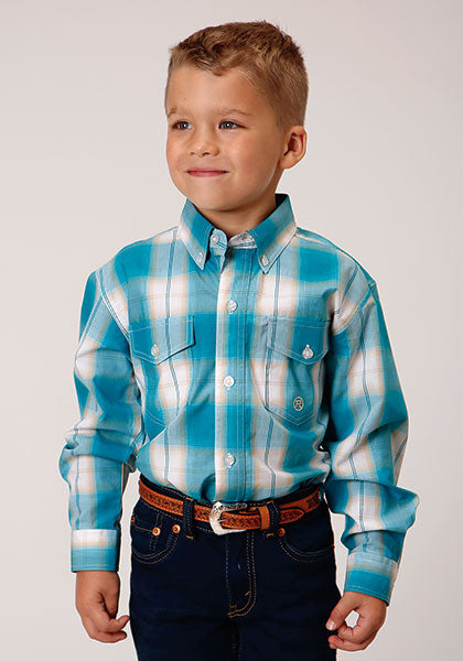 Boy's Roper Button Down Shirt #03-030-0378-4046