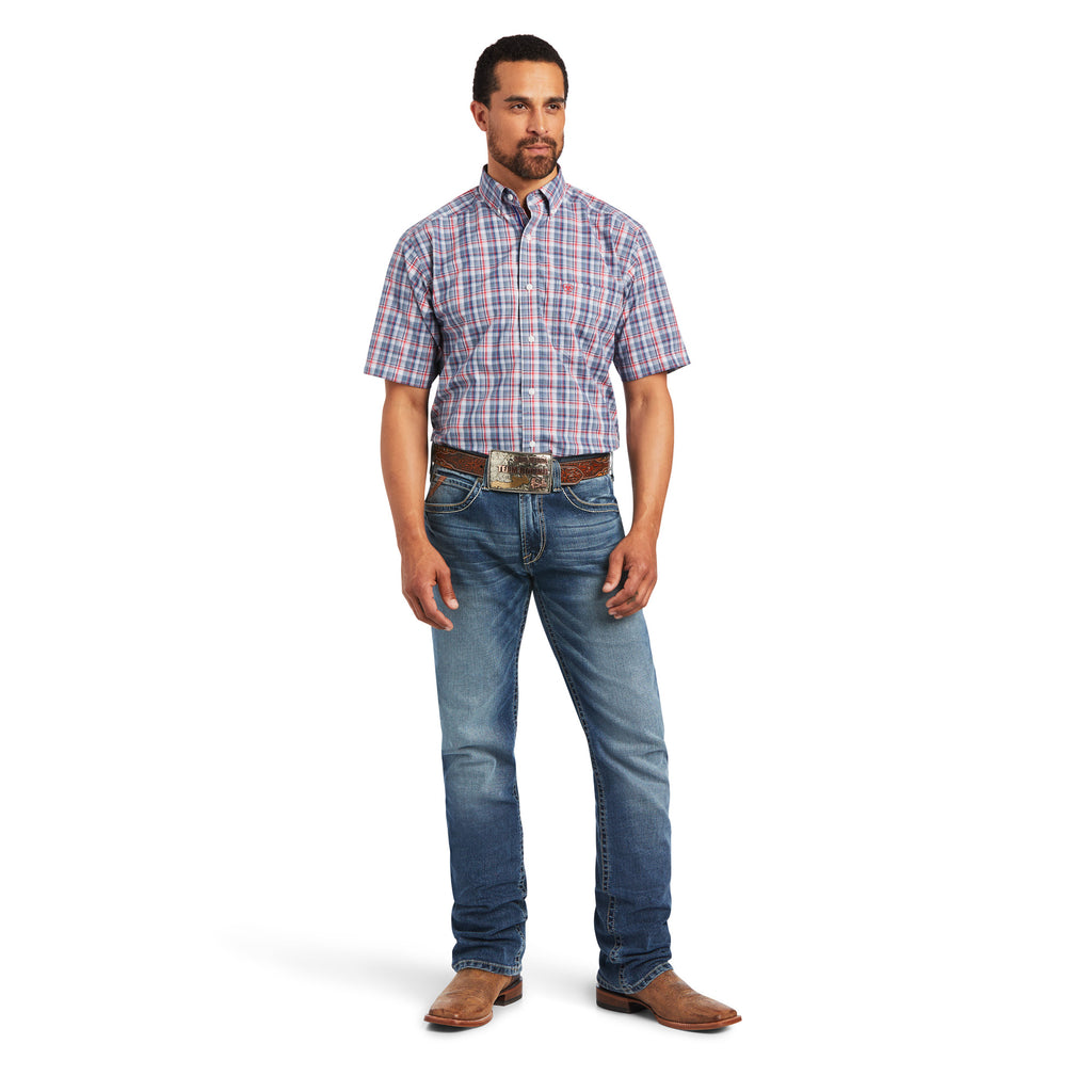 Men's Ariat Pro Series Flint Classic Fit Button Down Shirt #10040556X-C (Big and Tall)