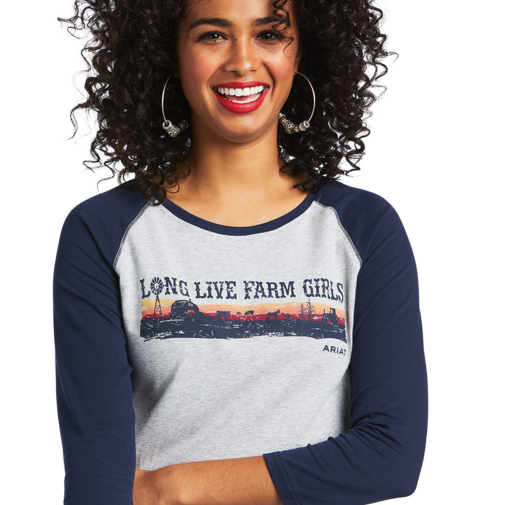 Women's Ariat REAL Long Live T-Shirt #10039779-C