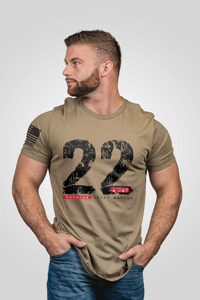 Men's Nine Line T-Shirt #22DAY-TUSA