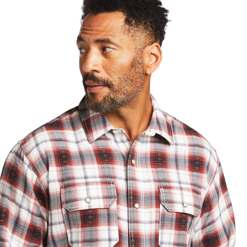 Men's Ariat Hayne Retro Fit Snap Front Shirt #10039279-C