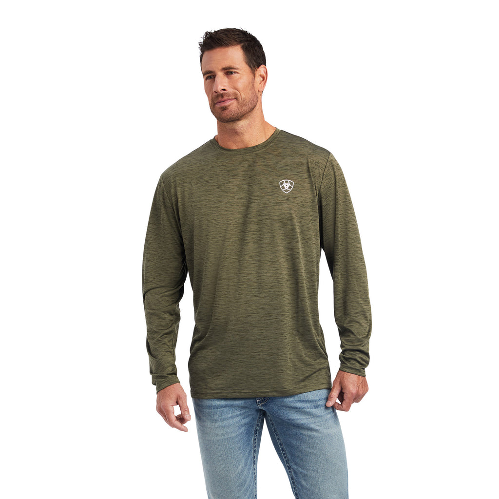 Men's Ariat Charger Camo Flag T-Shirt #10040993