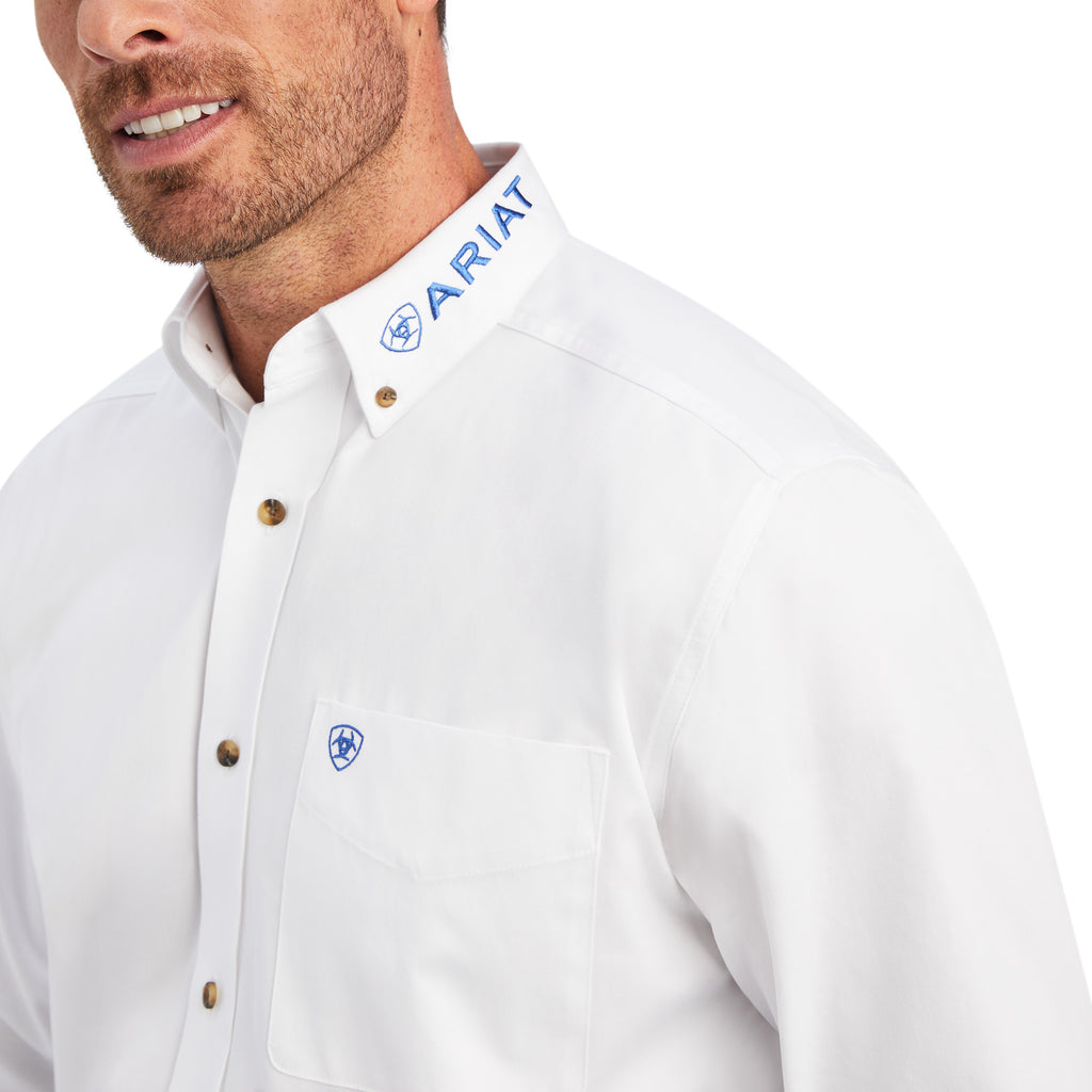 Men's Ariat Team Logo Twill Classic Fit Button Down Shirt #10041528-C