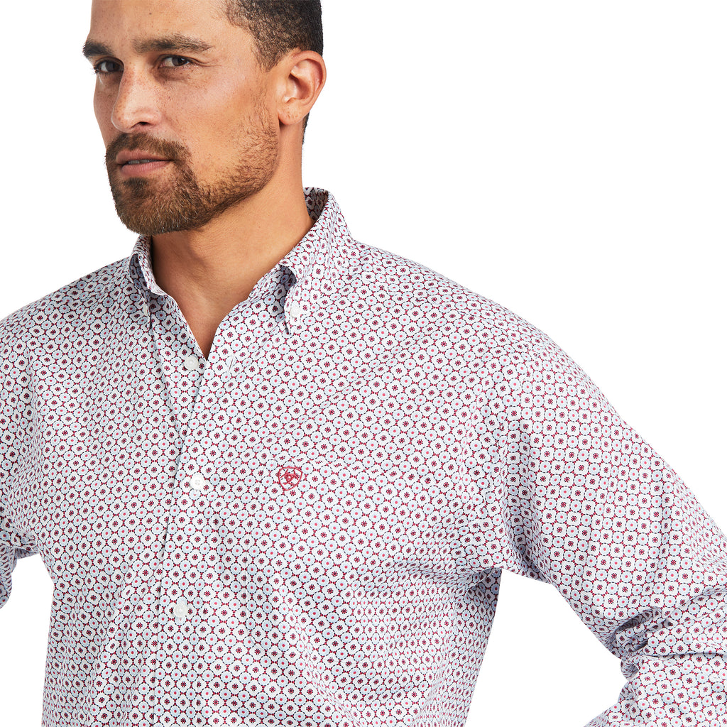 Men's Ariat Jonathon Stretch Classic Fit Button Down Shirt #10039260X-C