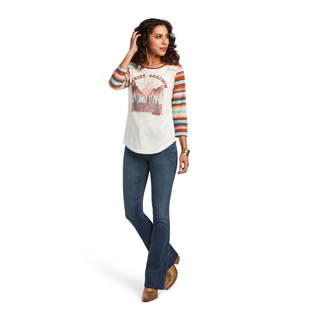 Women's Ariat Sunset Dreamin' T-Shirt #10040523-C