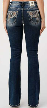 Women's Miss Me Dreamy Floral Bootcut Jean #M3794B