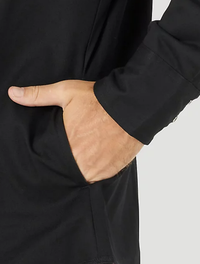 Men's Wrangler Flannel Lined Snap Front Work Shirt #112317152