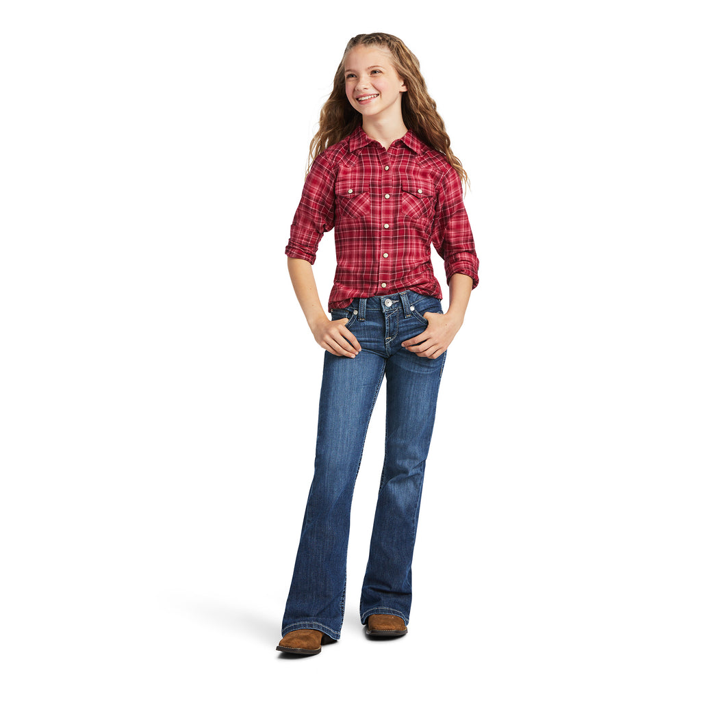 Girl's Ariat REAL Snap Front Shirt #10039506-C