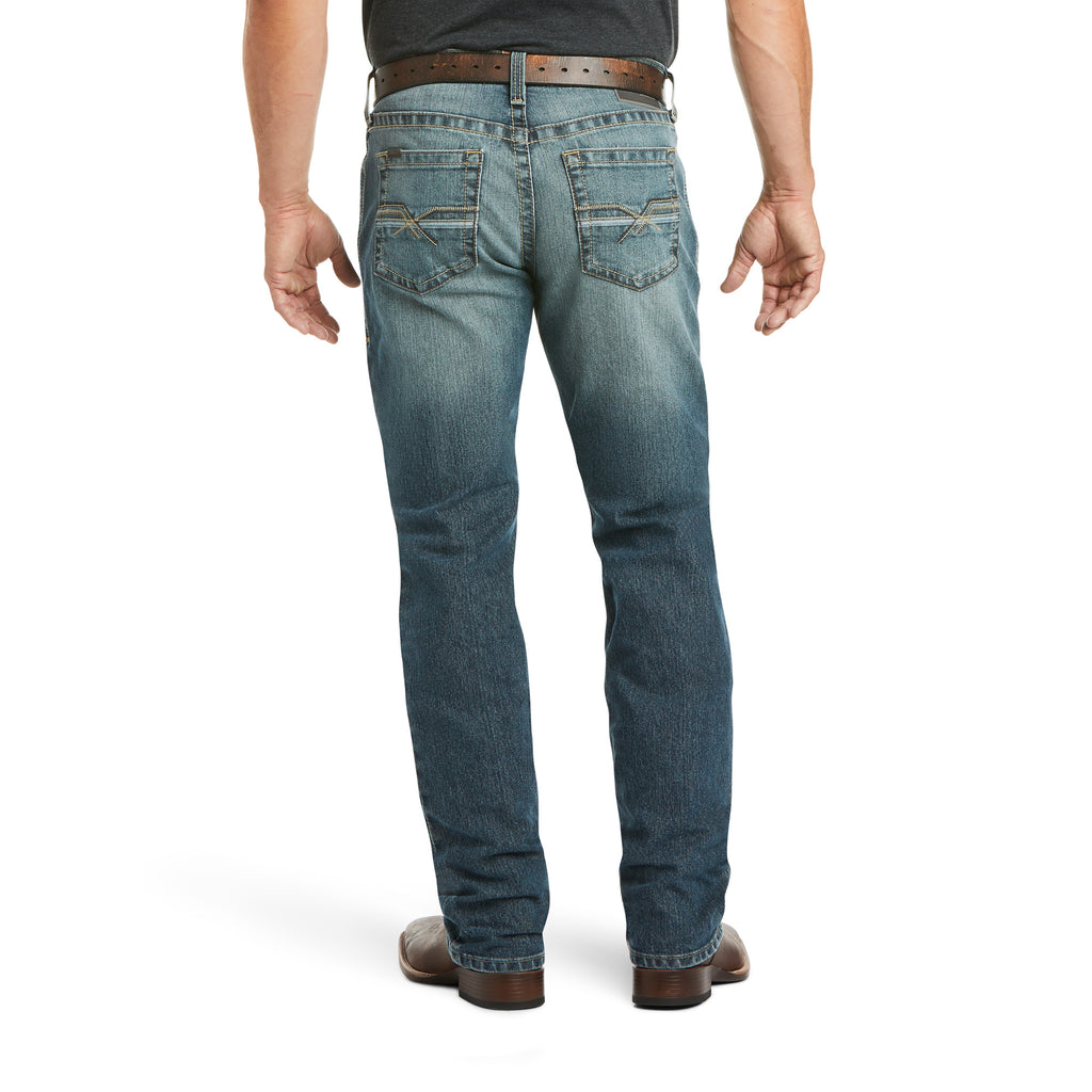 Men's Ariat M4 Low Rise Stretch Stockton Stackable Straight Leg Jean #10034632-C
